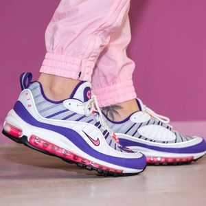 NIKE Air Max 98 “Raptors” Women’s White/Racer Pink